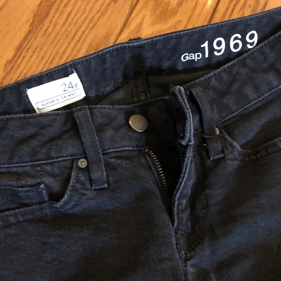 Gap 1969 Always Skinny 24P black jeans - Picture 5 of 8